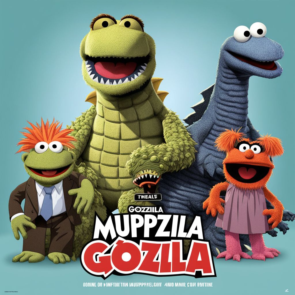 00088-20231114231321-7780-Godzilla MuppetShow  _lora_SDXL-MuppetShow-Lora-step00002500_0.8_.jpg